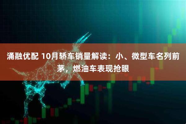 涌融优配 10月轿车销量解读：小、微型车名列前茅，燃油车表现抢眼